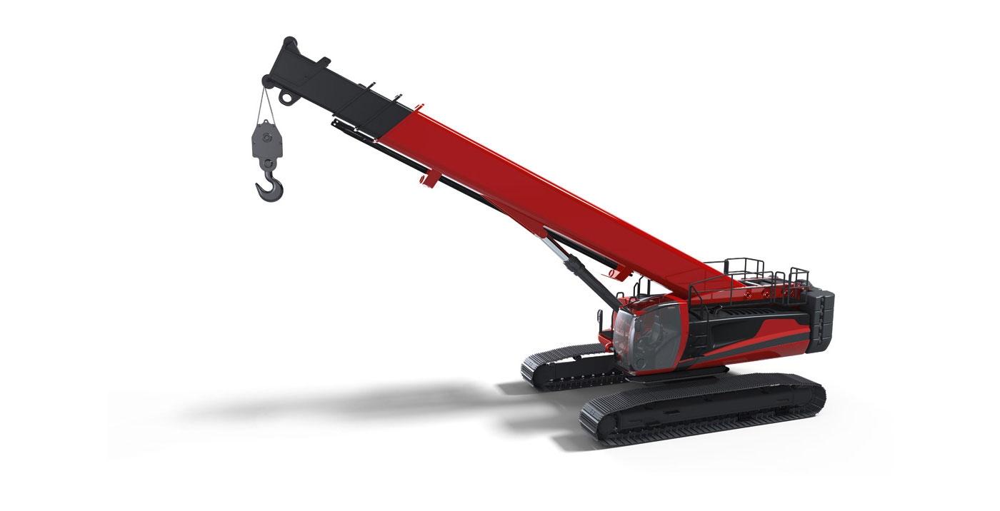 Système hydraulique pour grue sur chenilles