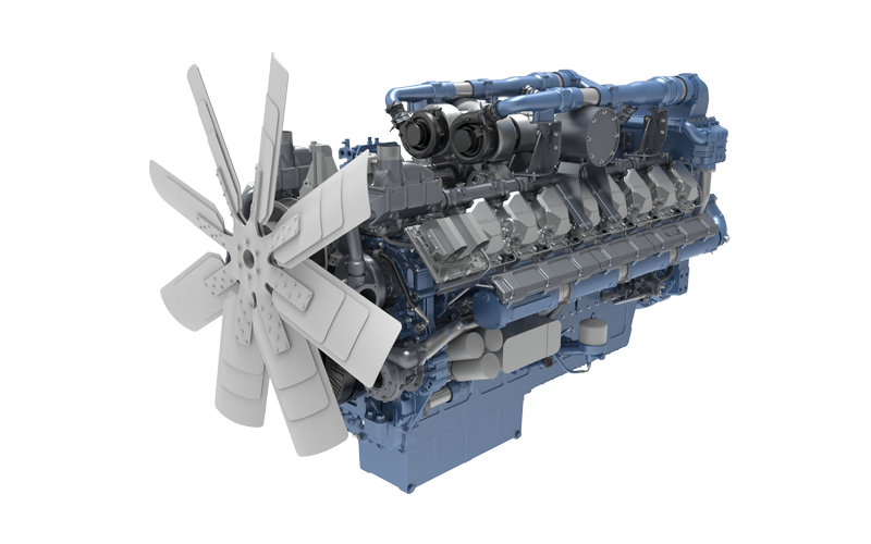 Moteur pour autorail 16M33