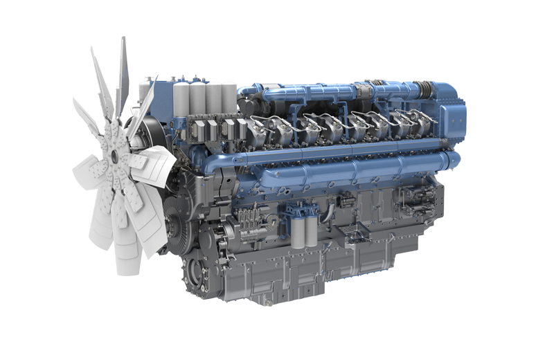 Moteur pour autorail 16M55
