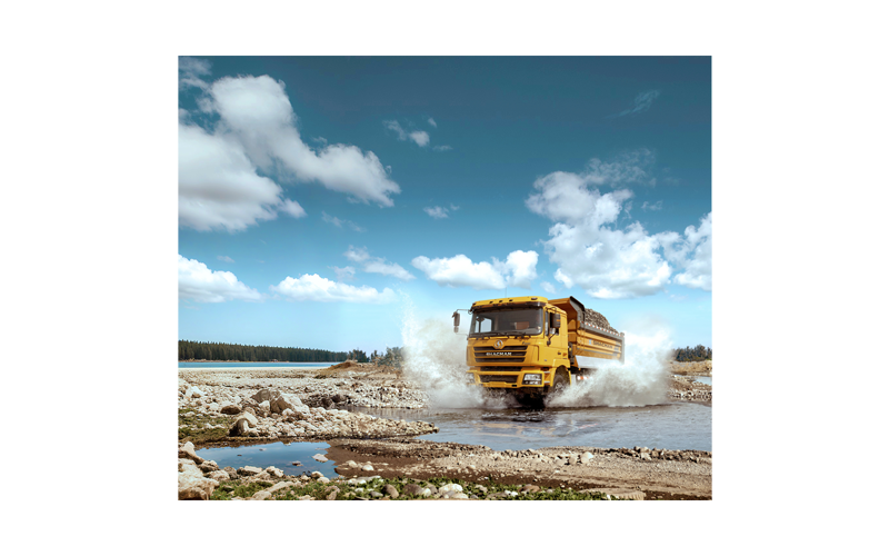 Camion benne SHACMAN F3000